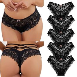 Шовкові труси-сліпи SHINE 5 шт. Комплект сексуальної білизни для жінок, S-XL