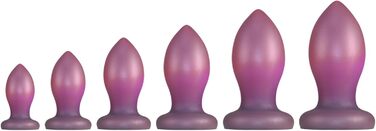 Силіконовий анальний плагін Youxclian: 6 розмірів, з присоскою, для стимуляції простати, аналплагін, анальні кульки, для чоловіків, жінок, пар (XL)