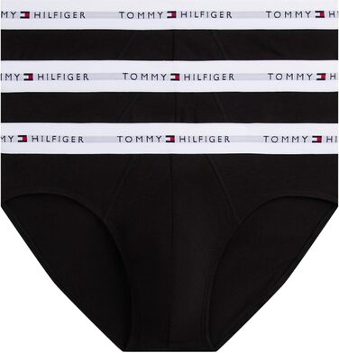 Труси чоловічі Tommy Hilfiger 3 шт. в упаковці, боксер, логотип, жовтий (чорний/чорний/чорний, білий Wb)