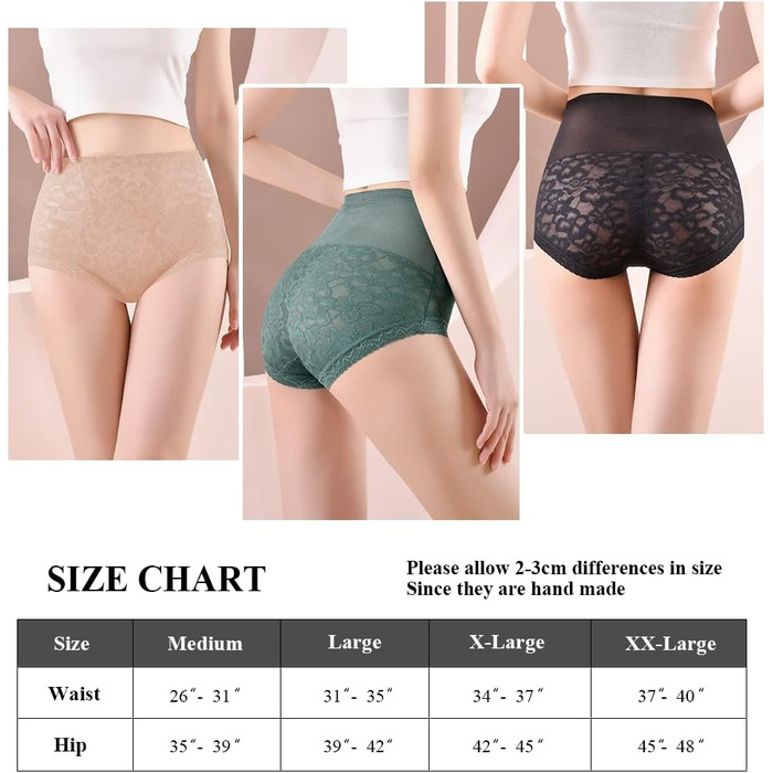 Шикарні жіночі труси-сліпи з високою талією, корсетний ефект, 3 шт. у наборі, BLKDOTS