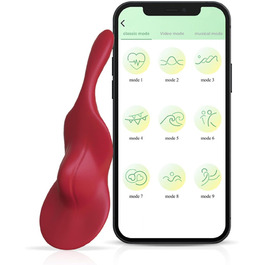 Вібратор для жінок та пар з 9 режимів та пультом дистанційного керування