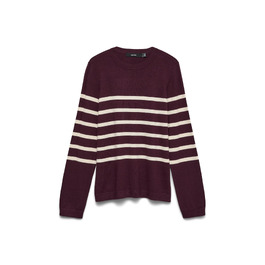 Жіночий в'язаний светр VERO MODA VMSABA, колір Winetasting, розмір S