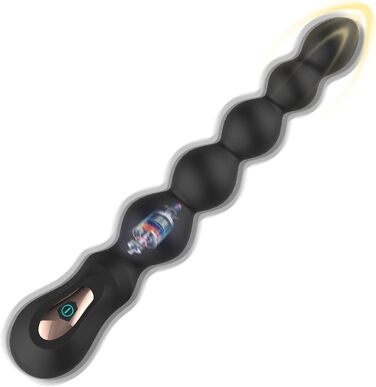 Вібратор для простати Greenpinecone Super Analvibrator з 7 режимами вібрації, силікон, 23.5 см. Для чоловіків та жінок