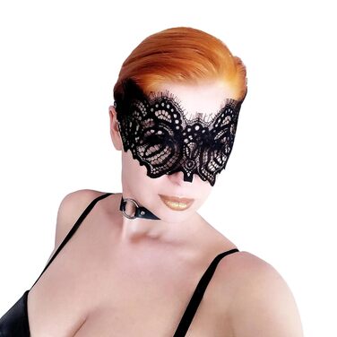 Чорна мереживна маска для жінок з блакитними стразами – венеціанська маска для маскараду, карнавалу, Хелловіну, вечірки, Фашинг, бал-маскарад, ручна робота, елегантна маска для очей (графіт)