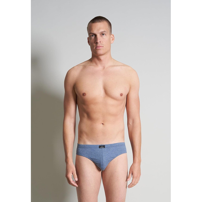 Труси чоловічі Götzburg без шва, бавовна, 10 шт. в упаковці, чорний та блакитний мікс (L)