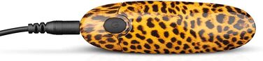 Вібратор для жінок Panthra Lippenstif Asha – Leopard – міні вібратор Bullet, водонепроникний, з чохлом