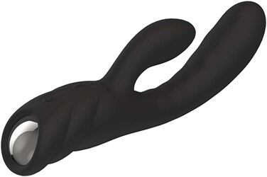 Vibrator Rabbit Nalone Pure, чорний, акумуляторний, CS-B027-BLK