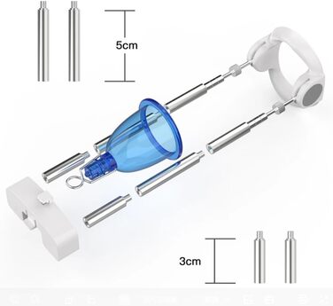 Набір пеніс-помп Guspiun з регулюванням, вакуумний насос, інтимні іграшки для чоловіків, збільшення та покращення потенції, тренажер для витривалості