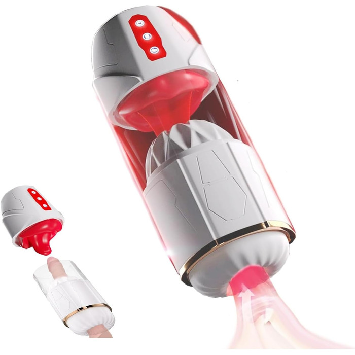 Електричний мастурбатор OnundOn для чоловіків та жінок, 3-в-1, 10 режимів вібрації