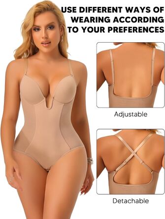 Боді-корректор JoyShaper Daen для живота та талії, бежевий, розмір S