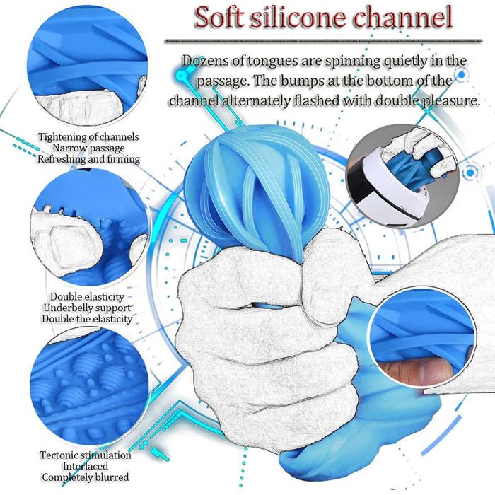 Автоматичний електричний мастубатор для чоловіків – сексуальна іграшка преміум-класу