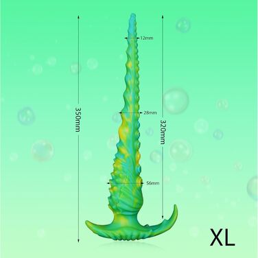 Анальний дилда BDSMJOY Tentakel Monster XL для пар - екстремальна довжина