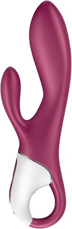 Satisfyer Rabbit Heated Affair Connect – вібратор-кролик з підігрівом та Bluetooth, 20.5 см, червоний