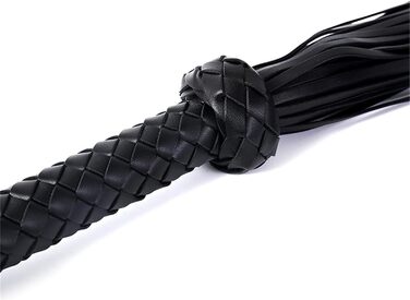 Пляшка для БДСМ: шкіряний плетище для еротичних ігор, косплею та зв'язування