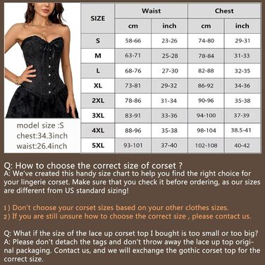 Корсетний топ CSKJ для жінок: готичний, вінтажний, з мереживом, для повних грудей, бавовняний, для схуднення, для вечірки, XL, A13_Wein