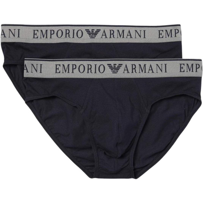 Слип Emporio Armani (2 шт.) (XL, Колір: Морський/Морський)