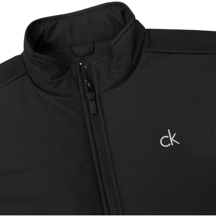 Чоловічий утеплений жилет для гольфу Calvin Klein St. Lawrence 2026, чорний, на блискавці