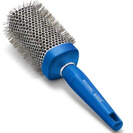 Кругла щітка для волосся Bio Ionic BlueWave X-Large NanoIonic — кондиціонуюча з гофрованим ворсом та ергономічною ручкою