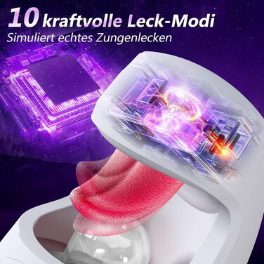 Мастурбатор для чоловіків з вібрацією - набір сексуальних іграшок для чоловіків з реалістичною імітацією орального сексу та вібрацією для головки статевого члена