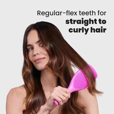 Щітка для волосся Tangle Teezer The Ultimate Detangler для вологого та сухого волосся, розплутувач для густого, кучерявого та довгого волосся, Runway Pink