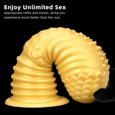 Анальний дилататор Jixaxe Golden Silicone XXL з присоскою – для чоловіків та жінок