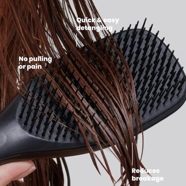Гребінець-розплутувач для вологого волосся Tangle Teezer The Wet Detangler, Midnight Black (чорний)