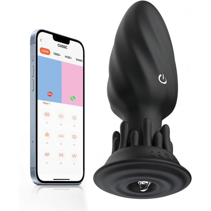 Анальні вібратори для жінок та чоловіків з пультом керування, 9 режимів вібрації. Іграшки для дорослих