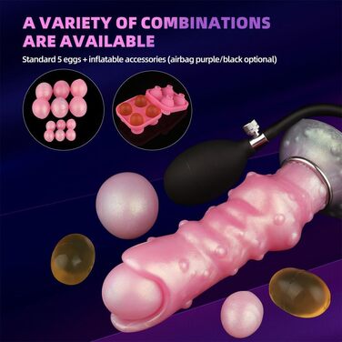 Набір силіконових анусових іграшок Soarvlorfy: анальні кульки, яйця, плагін, кулька, силікон