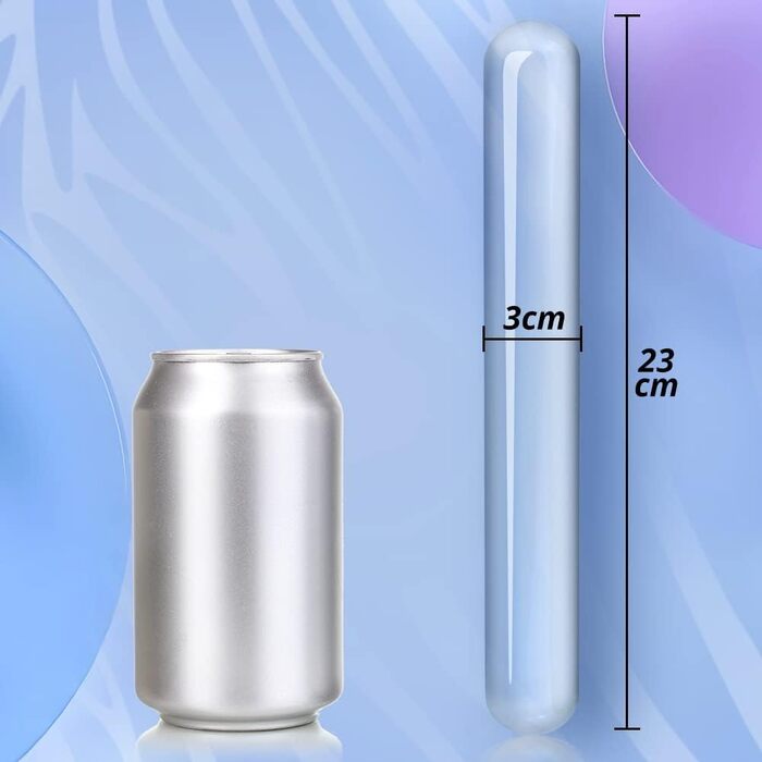 Анальний дилдо з скла для стимуляції G-точки - масажер простати, для жінок та чоловіків