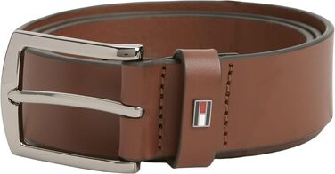 Чоловічий шкіряний ремінь Tommy Hilfiger Denton 3.5 Brown Winter Cognac (AM0AM14814), 105 см