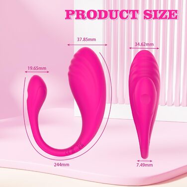 Тренувальні кулі для жіночого дна тазу - інтелектуальний тренажер м'язів дна тазу з керуванням через додаток (Рожевий)