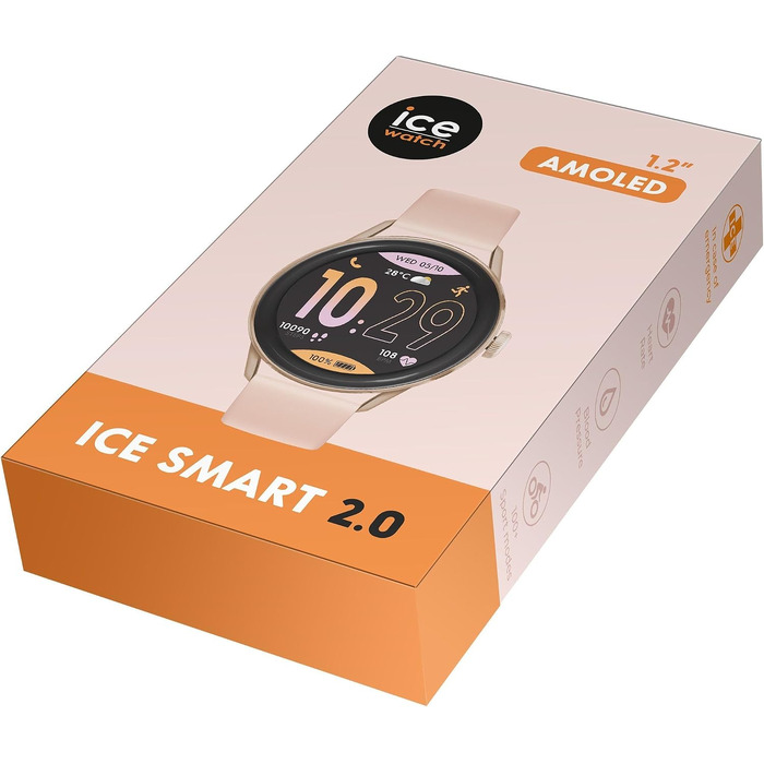 Смарт-годинник Ice-Watch Ice Smart 2.0, круглий дисплей 1.20