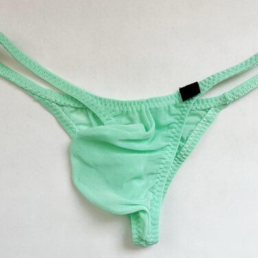 Сексуальні мереживні труси для чоловіків Faringoto – труси-сліп, танга, рожевий колір, розмір L