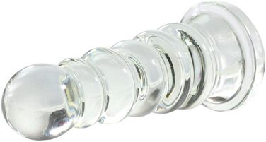 Анальні кульки зі скла OnundOn - великі, діаметр 8 см - іграшки для пар