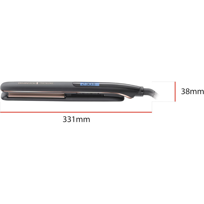 Випрямляч для волосся Remington PROluxe Midnight S9100B з керамічними пластинами 110 мм, OPTIheat, 150-230°C
