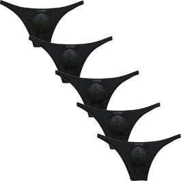 Чоловіча нижня білизна Faringoto: G-String, Bikini String, Tanga, низька посадка, чорний, розмір M