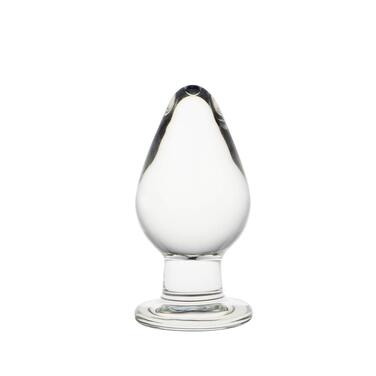 Анальний розширювач зі скляним конусом Analplug 5 см для жінок та чоловіків - кришталь