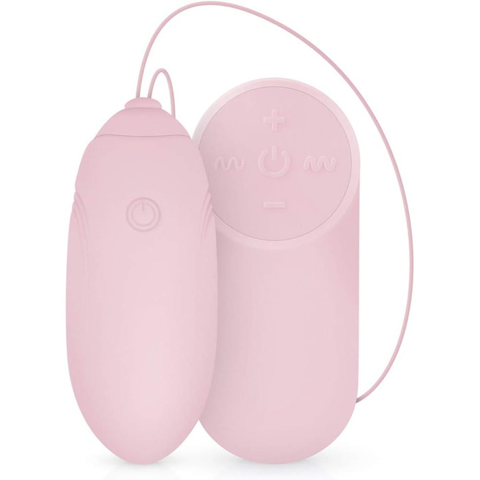Вібраційний масажер LUV EGG з пультом керування - для пар та початківців. 10 режимів, водонепроникний, перезаряджається, зелений (рожевий)