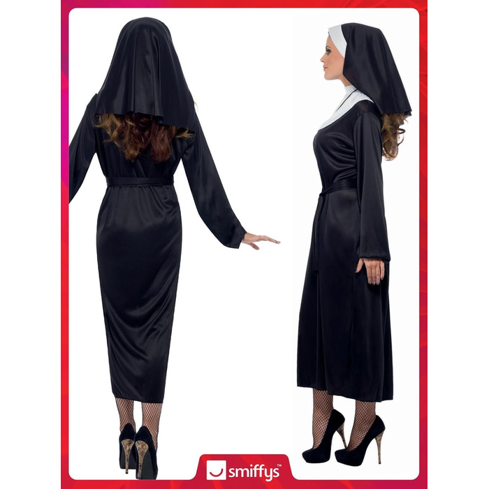 Костюм черниці Smiffys BR20423XS для жінок, розмір L