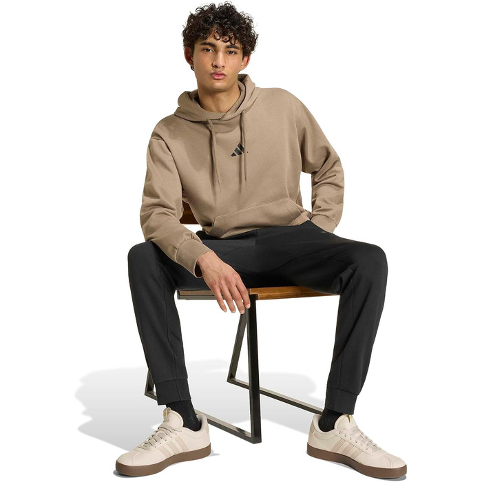 Чоловіче худі adidas Performance Feelcozy (розмір L, колір Khaki Six/Black)