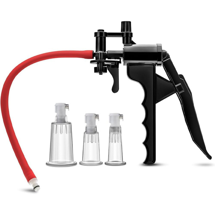 Набір для стимуляції клітора та вагіни: вакуумний насос, стимулятор сосків. Для дорослих.