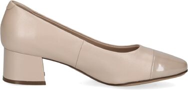 Жіночі елегантні туфлі-човники Caprice на низькому каблуку, чорні (Black Comb)