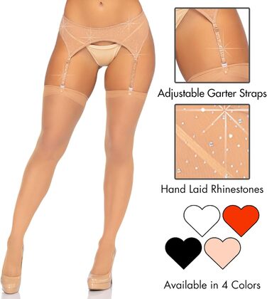 Штани-шкарпетки Leg Avenue Nude, універсальний розмір