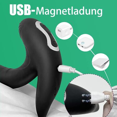 Надувний анальний плагін ZWFUN з вібрацією та пультом дистанційного керування для чоловіків