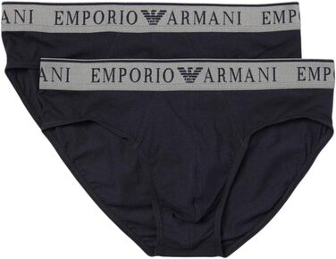 Слип Emporio Armani (2 шт.) (XL, Колір: Морський/Морський)
