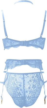 Сексуальний комплект спідньої білизни WILLBEST: мереживний бюстгальтер та труси, шкіряний топ, для жінок XXL