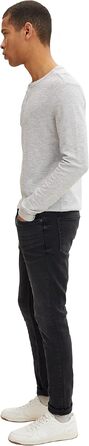 Чоловічі джинси skinny Tom Tailor Culver Denim, колір Dark Stone Black, розмір 36W/32L