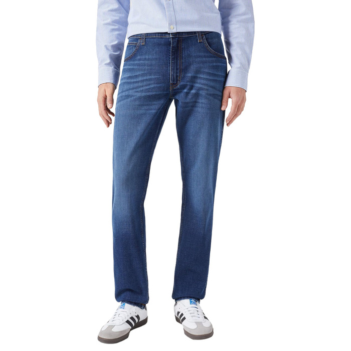 Чоловічі джинси Wrangler Foundation Regular Tapered Fit, колір Jagged Balancing Act, розмір 33W/30L