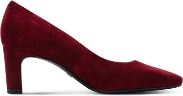 Жіночі туфлі-човники Tamaris зі шкіри, колір бордовий (Merlot), розмір 39 EU