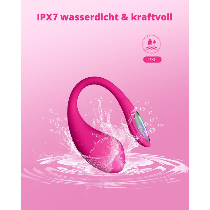 LOVENSE Lush 4.0 - вібратор G-Spot з LED-підсвіткою та пультом дистанційного керування - іграшка для дорослих для жінок та пар